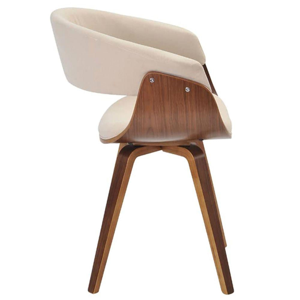 Encontraproduto.com.br - Kit 04 Cadeiras Giratória Decorativa para Escritório Home Office Ohana Linho Bege Gran Belo