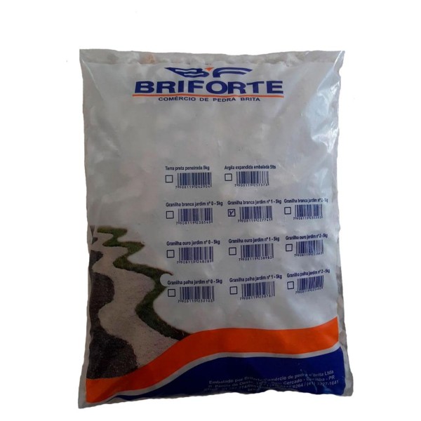 Encontraproduto.com.br - Pedra Branca Briforte para Jardim N° 1