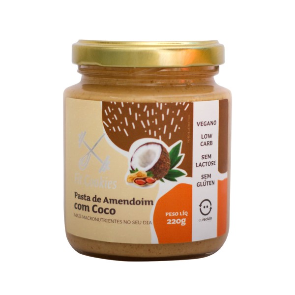Pasta de amendoim Fit Cookies 220g