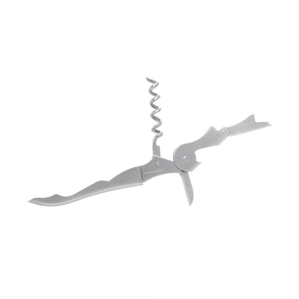 Encontraproduto.com.br - Saca Rolhas de Aço Inox para Vinho 2 Estágios Profissional 11cm - Lyor