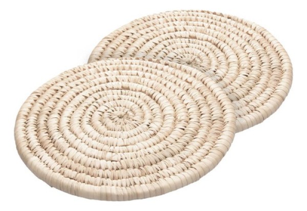 Conjunto 2 Descansos para Panela de Fibra Natural Braid - Lyor