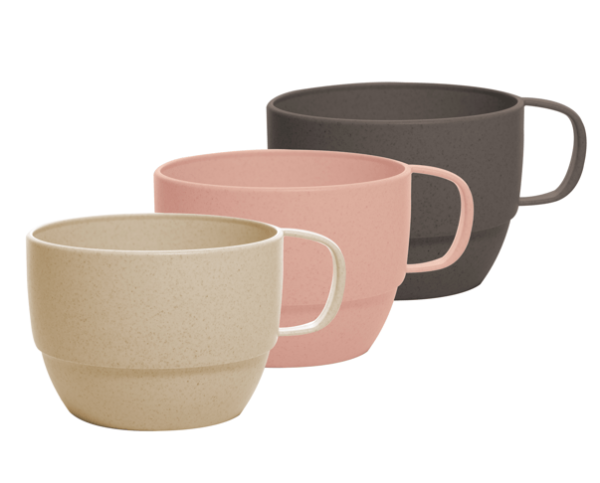 Encontraproduto.com.br - CANECA LINES BAMBU PP SORTIDA 360ML 220294 LYOR