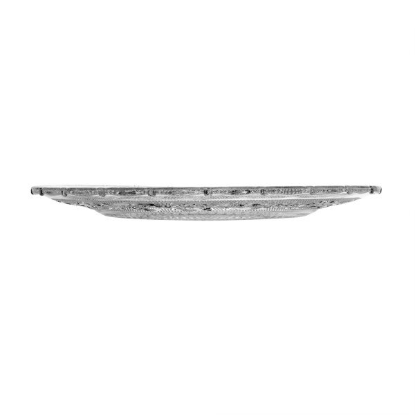 Encontraproduto.com.br - Conjunto 7 Peças com 1 Prato para Servir e 6 Pratos para Sobremesa de Vidro Angel- Lyor