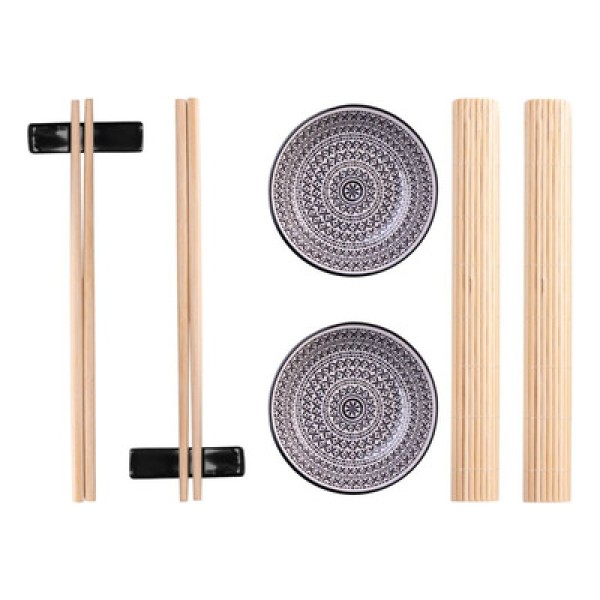 Encontraproduto.com.br - Conjunto 8 Peças para Sushi Sakai Bambu - Lyor