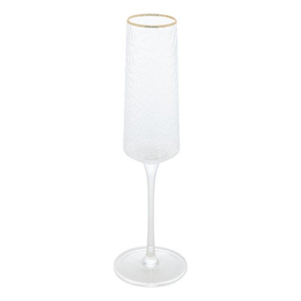 Conjunto 6 Taças para Água de Cristal Martelado Petra 320ml - Lyor