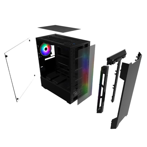 Encontraproduto.com.br - Pc Gamer AMD Ryzen 7 5700G 8GB (Vega 8 Integrado) SSD 120GB 500W 80 Plus, Start - NLI83000