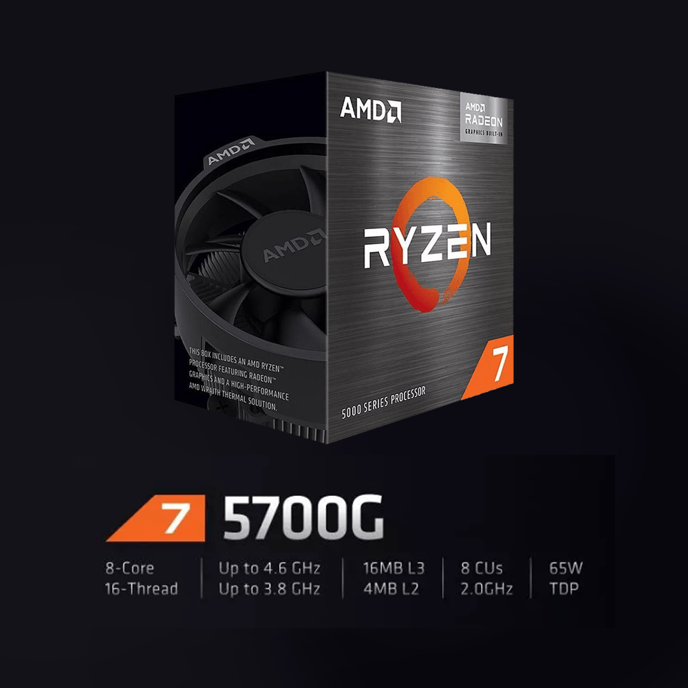 Encontraproduto.com.br - Kit Upgrade AMD Ryzen 7 5700G, Placa Mãe A520M, 16GB DDR4, Neologic - NLI84113