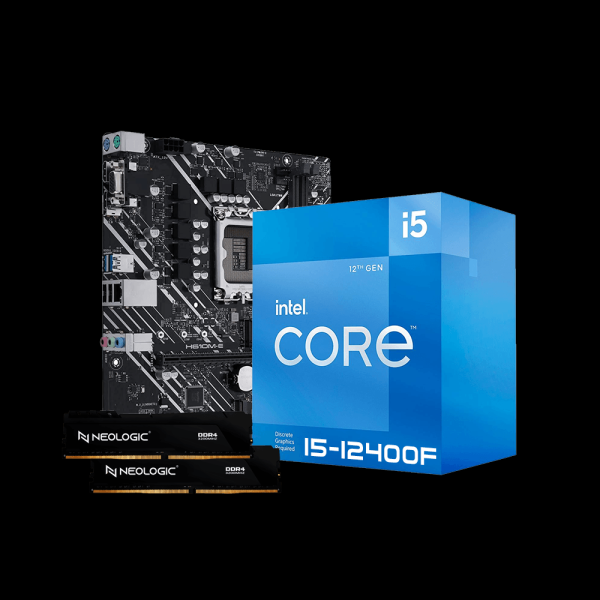 Encontraproduto.com.br - Kit Upgrade Intel Core I5 12400F, Placa Mãe H610M 16GB DDR4, Neologic - NLI84572