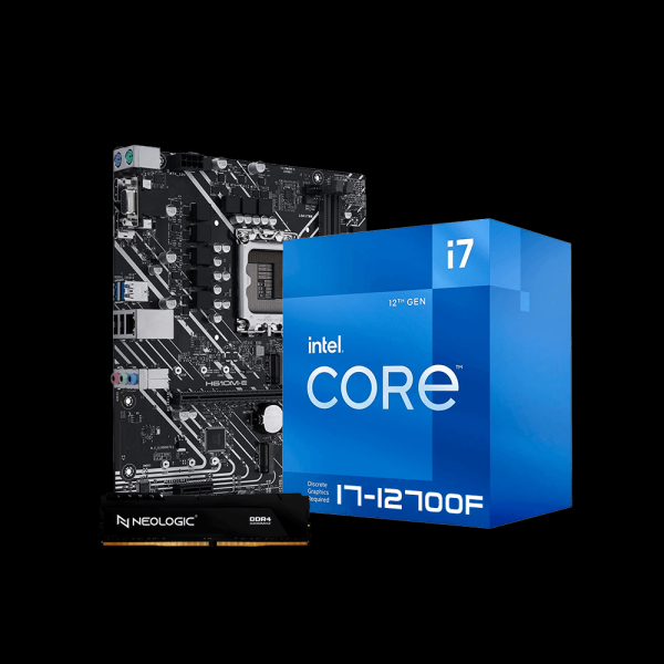 Encontraproduto.com.br - Kit Upgrade Intel Core I7 12700F, Placa Mãe H610M 8GB DDR4, Neologic - NLI84574