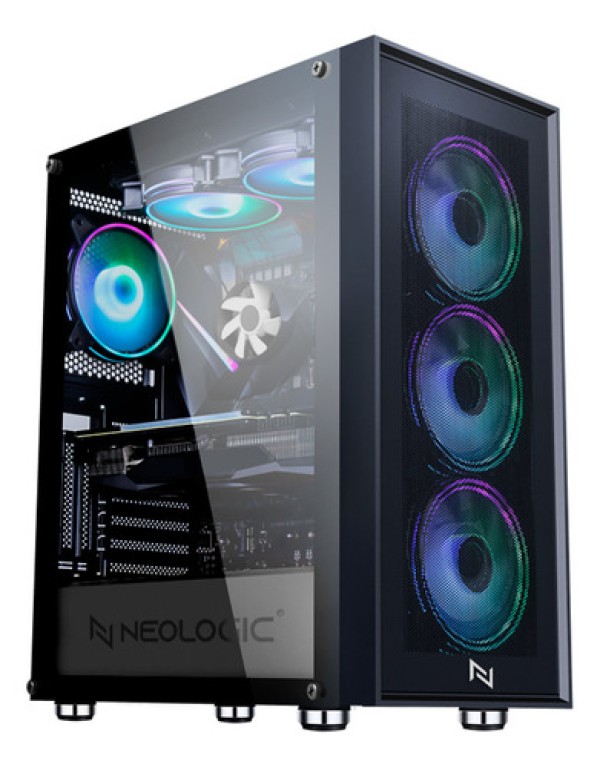 PC GAMER AMD RYZEN 5 4500 16GB (RTX 3060 8GB) SSD 1TB M.2 600W 80 PLUS, NEOLOGIC - NLI85614