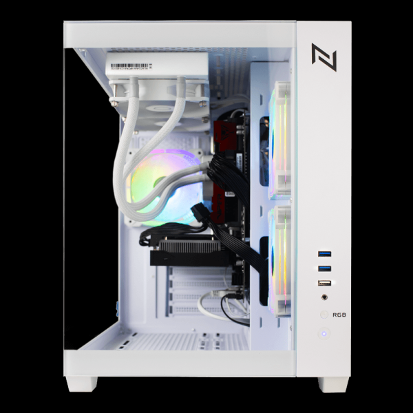 Encontraproduto.com.br - Pc Gamer AMD Ryzen 5 5500 16GB 3200MHZ (RX 7600 8GB) SSD 240GB, 600w 80 Plus, Neologic Aquarium - NLI87007