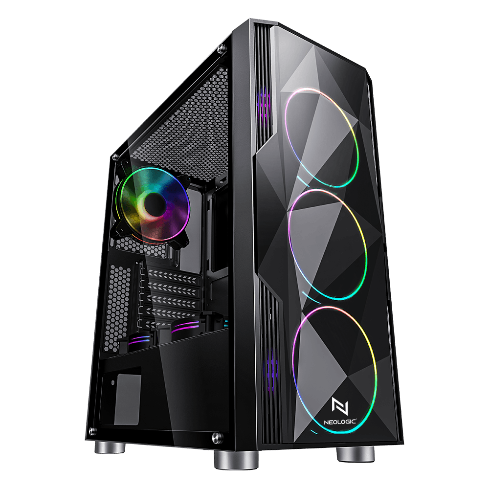 Pc Gamer AMD Ryzen 7 5700X3D 16GB 3200MHZ (RX 7600 8GB) SSD 480GB M.2 NVME, 600w 80 Plus, Water Cooler 240mm, Neologic - NLI87096