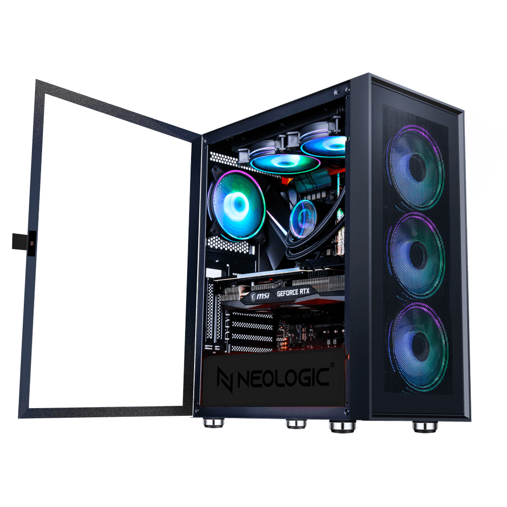 Encontraproduto.com.br - Pc Gamer AMD Ryzen 5 5600GT 16GB 3200MHZ (RX 7600 8GB) SSD 240GB M.2 NVME, 600w 80 Plus, Neologic - NLI87144