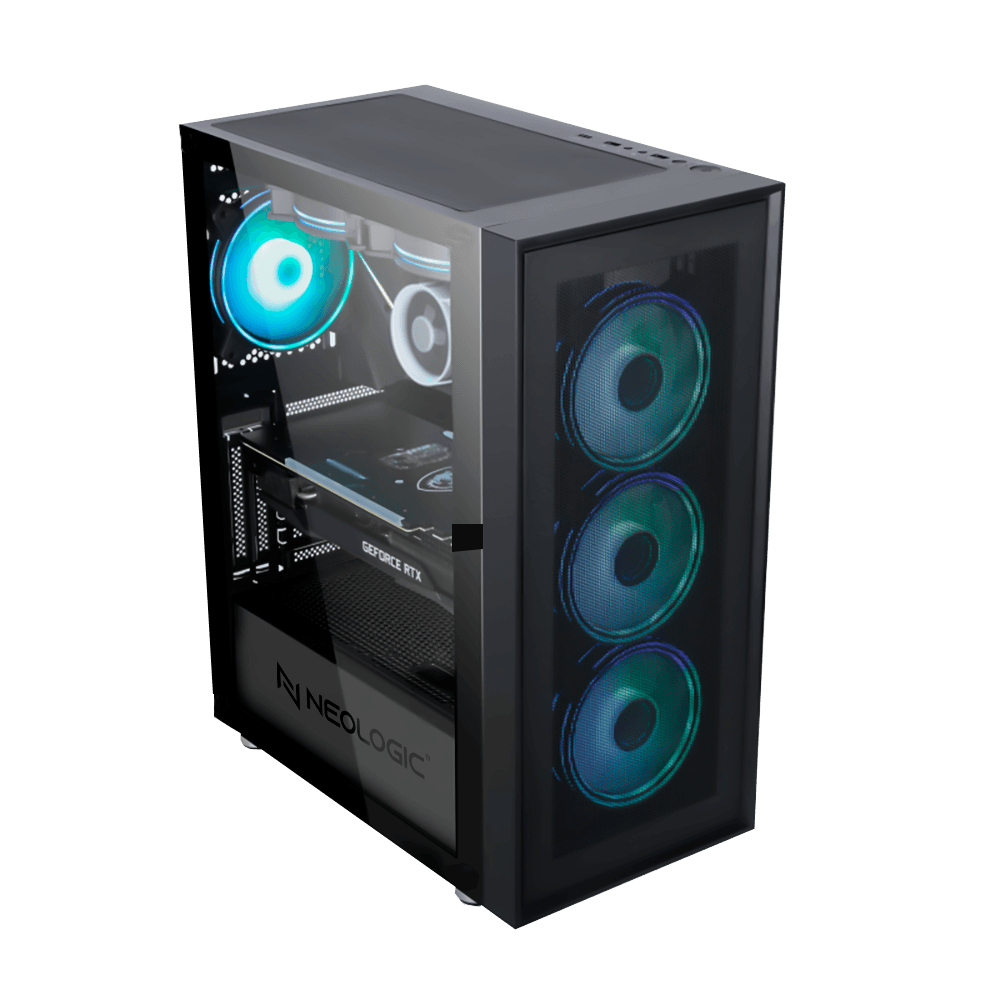 Encontraproduto.com.br - Pc Gamer AMD Ryzen 5 5600GT 16GB 3200MHZ (RX 7600 8GB) SSD 240GB M.2 NVME, 600w 80 Plus, Neologic - NLI87144