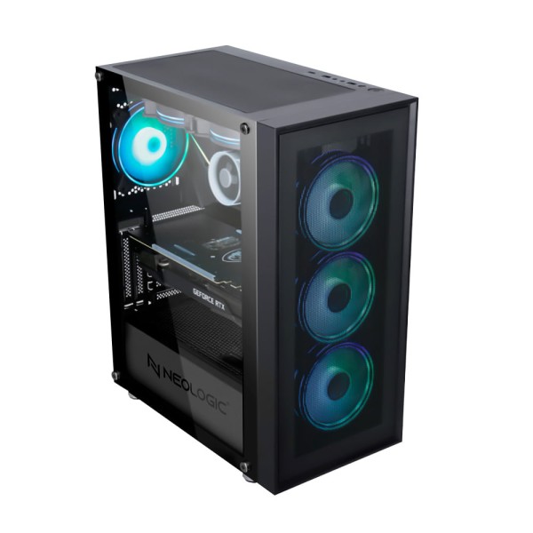 PC GAMER AMD RYZEN 5 4500 16GB 3200MHZ (RX 6600 8GB) SSD 240GB, 500W 80 PLUS, NEOLOGIC - NLI87360