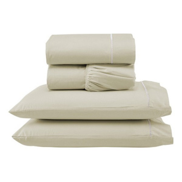 Encontraproduto.com.br - Jogo de Cama Queen 140 fios Ponto Palito Palha Valle Enxovais 4 peças