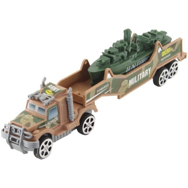 Encontraproduto.com.br - Conjunto Veículos Militares Marrom Miniatura 9 peças