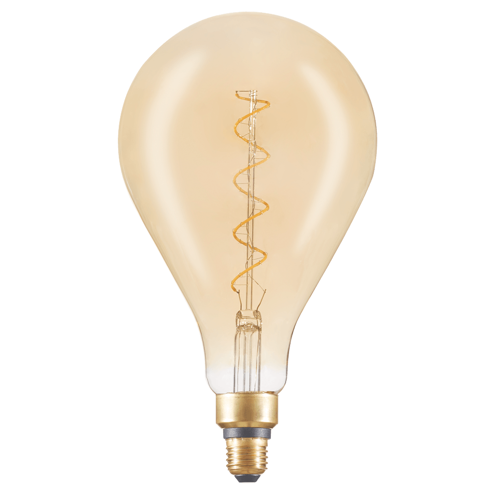 Lâmpada Filamento Led Ps160 Vint Twist Âmbar 5w Bivolt Brilia