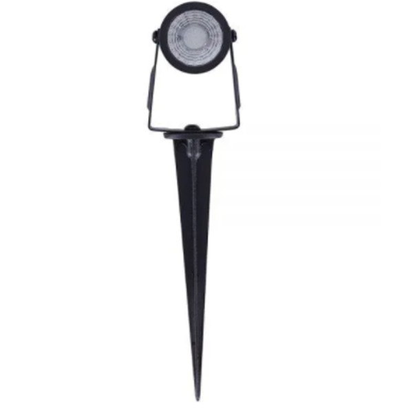 Luminaria LED Espeto Jardim 3W Verde Brilia Muita Luz