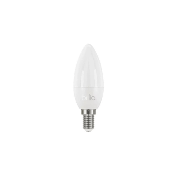 Encontraproduto.com.br - Lâmpada LED Vela E-14 Bivolt 3W 6500K Branco Frio 220 Lúmens Leitosa Brilia