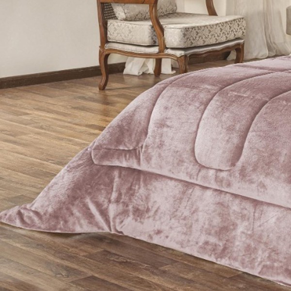 Encontraproduto.com.br - Edredom Queen Coberdrom Sherpa-mantinha Everest 1 Peça Rose