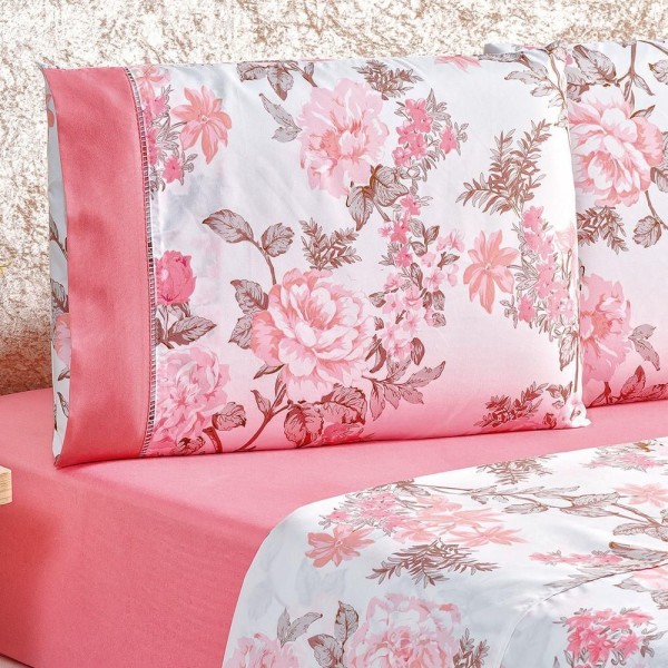 Encontraproduto.com.br - Jogo De Cama Estampado Micropercal 200 Fios Naturale Queen 04 Peças - Serene