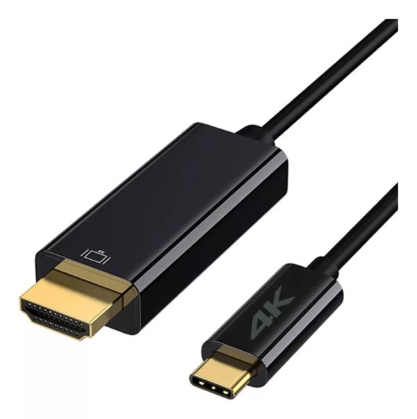 Encontraproduto.com.br - Cabo Type C Macho Para Hdmi Macho Usb-c 4k 3 Metros