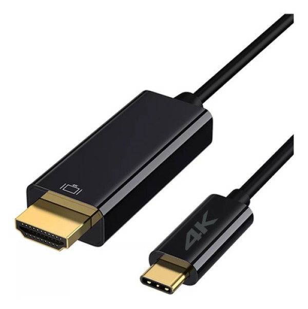 Encontraproduto.com.br - Cabo Type C Macho Para Hdmi Macho Usb-c 4k 3 Metros