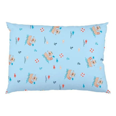 Fronha para bebê em malha Rosa Bambi - Incomfral