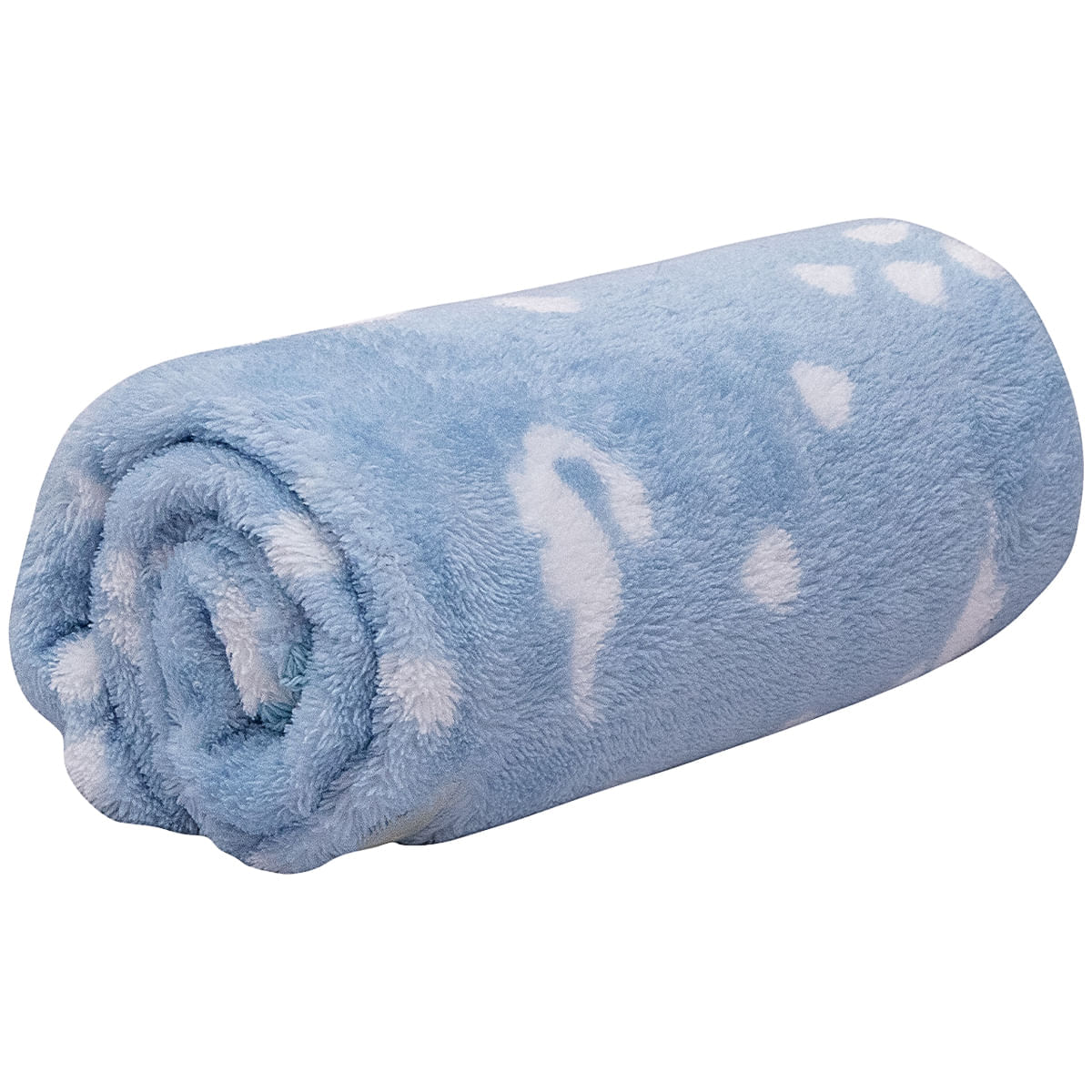 Manta para bebê em soft Dino Azul Funny - Baby Joy