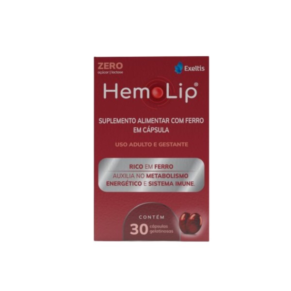 Encontraproduto.com.br - Hemolip Exeltis com 30 cápsulas