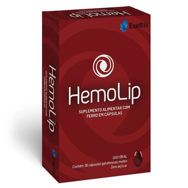 Encontraproduto.com.br - Hemolip Exeltis com 30 cápsulas
