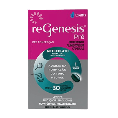 Encontraproduto.com.br - Suplemento Alimentar Regenesis Pré 30 Cápsulas Gelatinosas Moles