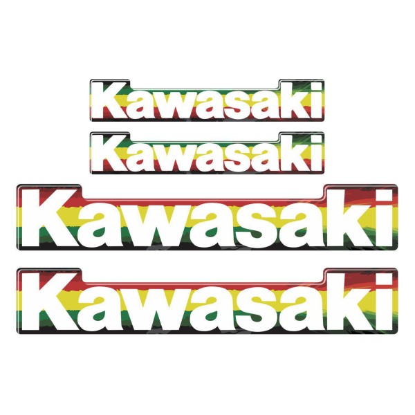 Adesivo Kawasaki Ninja 400 Logo Resinado Material 3 M