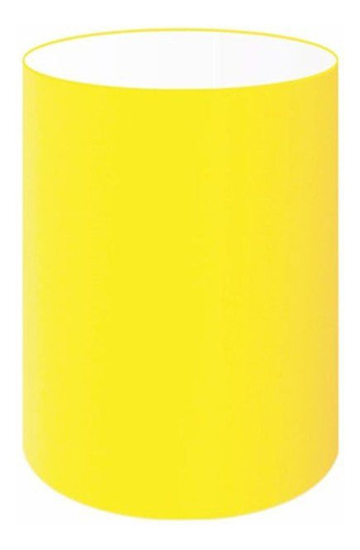 Encontraproduto.com.br - Cúpula Abajur e Luminaria 15x20cm Bocal Europeu Amarelo