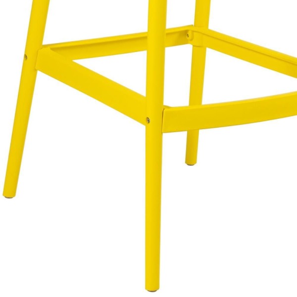 Encontraproduto.com.br - Kit 3 Banquetas Altas Masters Allegra 76 Cm Amarelo