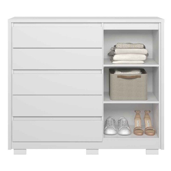 Cômoda Sapateira Duetto Branco Móveis Albatroz
