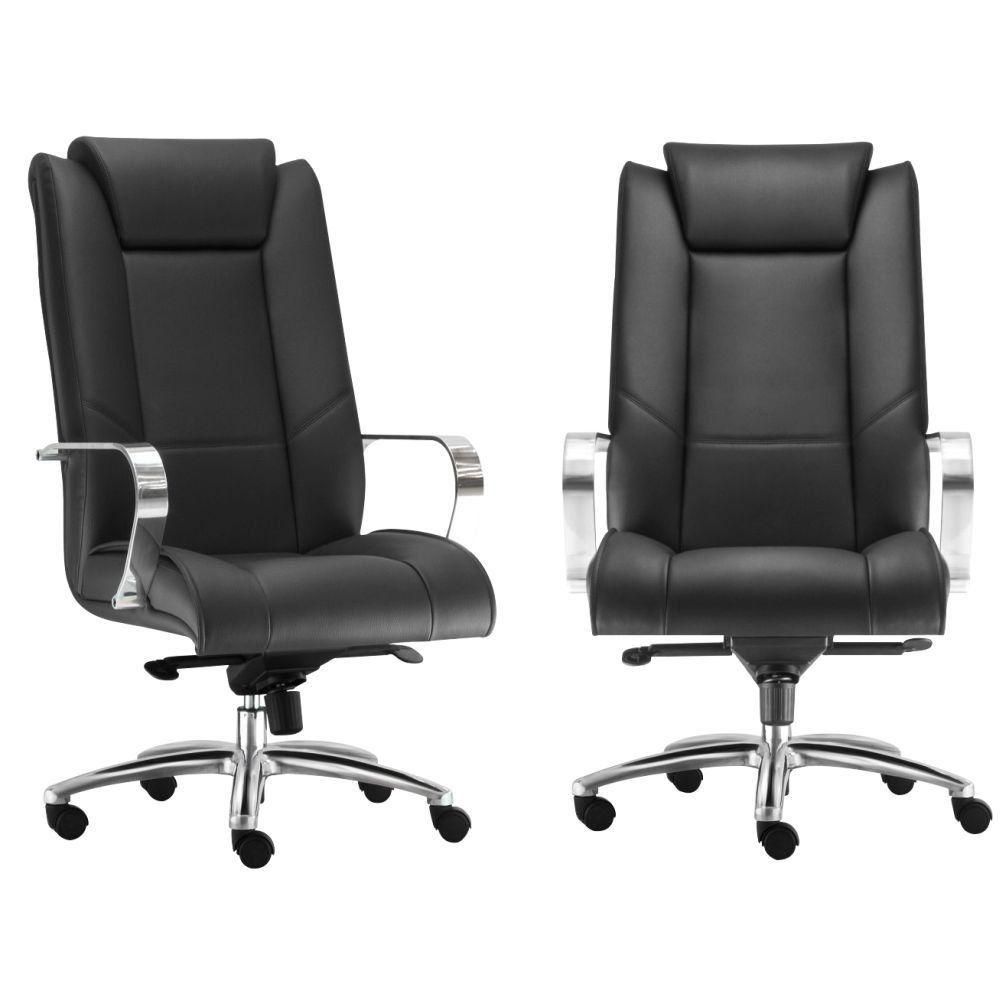 Encontraproduto.com.br - Kit 02 Cadeiras Escritório New Onix F02 Preto