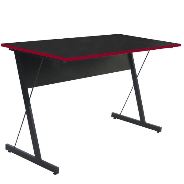 Encontraproduto.com.br - Mesa Para Computador Notebook PC Gamer Kombat F01 Preto Vermelho - Lyam Decor