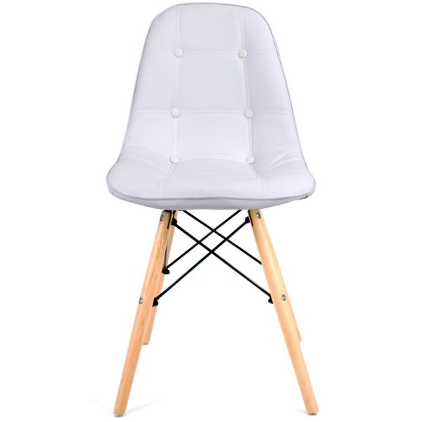 Encontraproduto.com.br - Kit 04 Cadeiras Decorativas Eiffel Charles Eames DSW Botonê E01 Branco - Lyam Decor