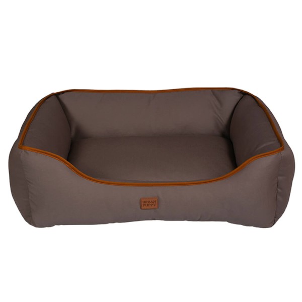 Encontraproduto.com.br - Cama Retangular Confort Sarja Lisa Urban Puppy G - Cinza