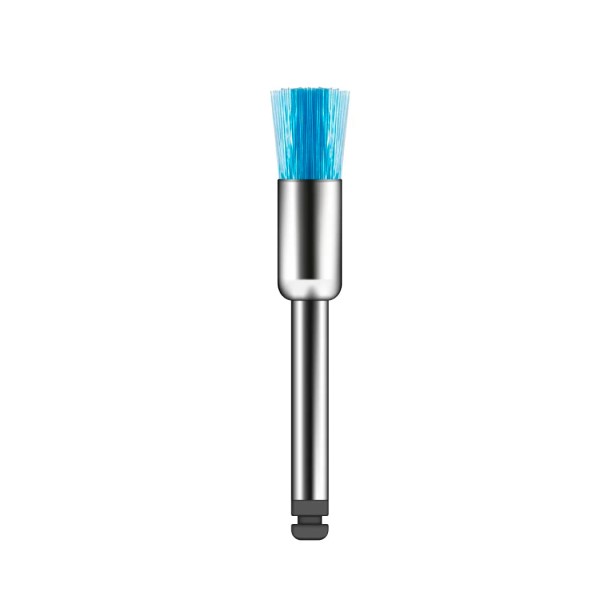 Encontraproduto.com.br - Escova Robinson Color Brush CA Azul Semi-Rigida Pincel Com 20 - American Burrs