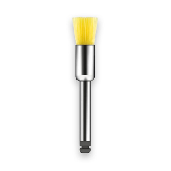 Encontraproduto.com.br - Escova Robinson Color Brush CA Amarela Com 1 Semi-Soft Taça - American Burrs