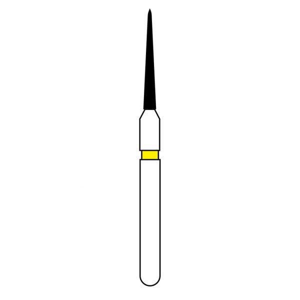 Encontraproduto.com.br - Ponta Diamantada Invicta Cônica Ponta de Lápis FG 2200FF - American Burrs
