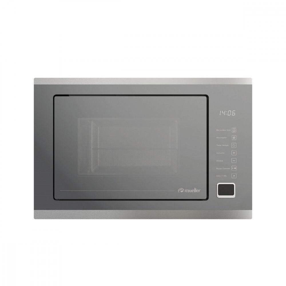 Encontraproduto.com.br - Forno Micro-ondas De Embutir Mueller 25 Litros Espelhado Mmo0225g1 220v