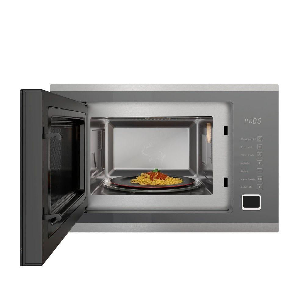 Encontraproduto.com.br - Forno Micro-ondas De Embutir Mueller 25 Litros Espelhado Mmo0225g1 220v