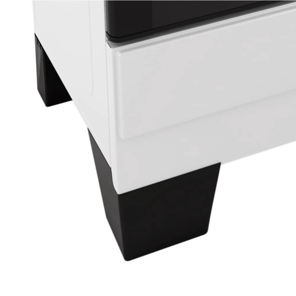 Encontraproduto.com.br - Fogão Mueller 4 Bocas Piacere Branco com queimador família e grade de aço esmaltado