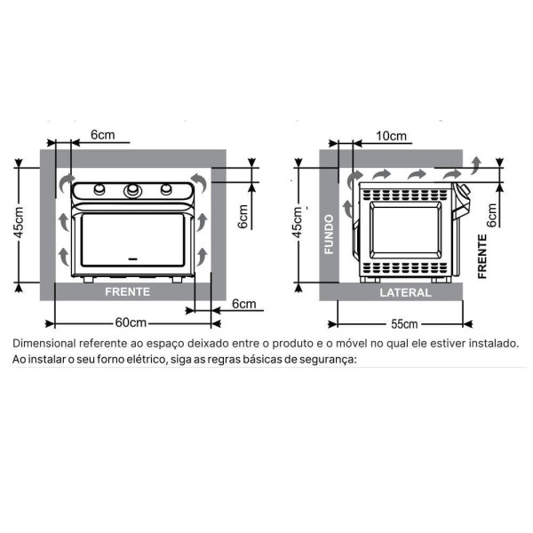 Encontraproduto.com.br - Forno Elétrico Mueller 35L Prata MFB35F