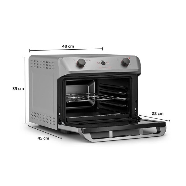 Encontraproduto.com.br - Forno Elétrico Mueller 35L Prata MFB35F