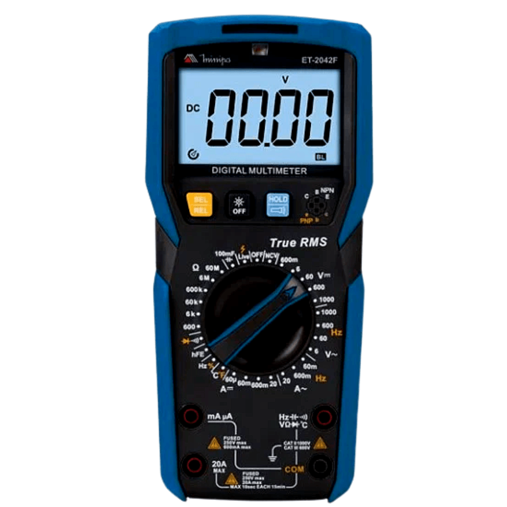 Encontraproduto.com.br - Multímetro Digital Minipa ET-2042F True RMS CAT III 600V